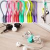 4pcs Cable Winder Winding Cable Winder Multi-purpose Magnetic Silicone Organizer