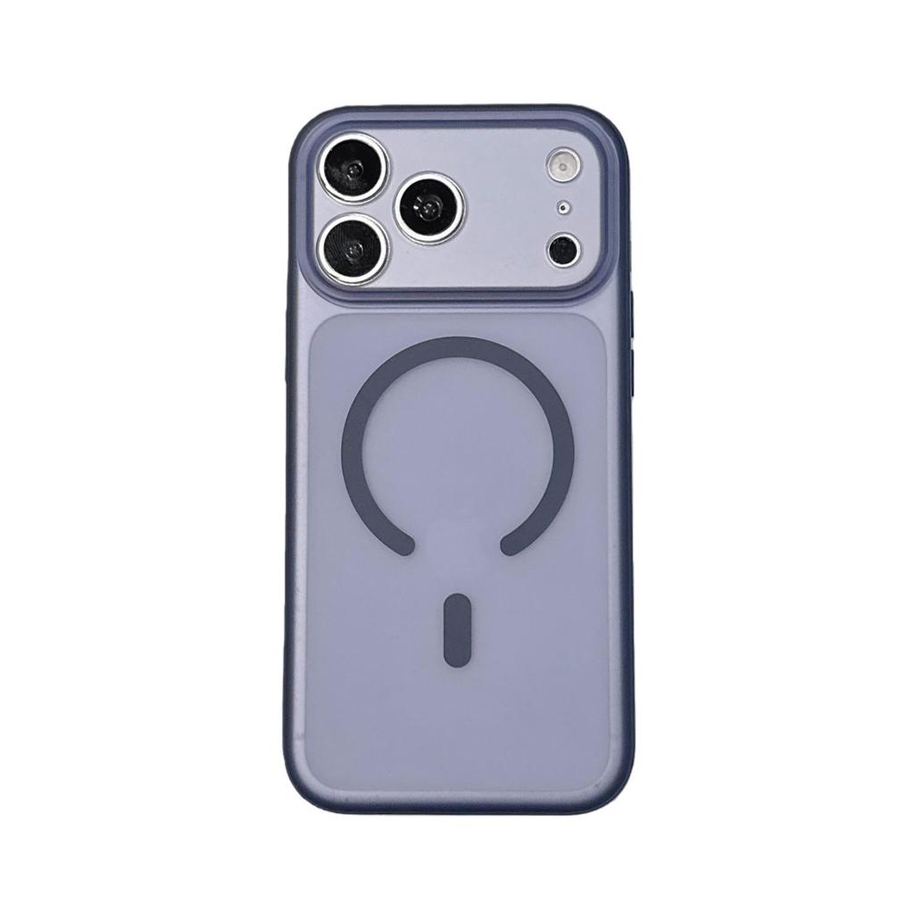 Матовый Магнитный Чехол-Кнопка AI для Apple 17romax, Ощущение Кожи, Большое Окно, 16Pro Кожаная Текстура