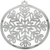 Christmas Decoration - ARTEMIO - Snowflake - Acrylic - Silvery - 10 Cm