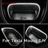 Для Tesla Model 3 Model Y Model SX Передний капот, окружающее освещение багажника, атмосферная лампа, неоновая RGB-полоса освещения, управление через Bluetooth-приложение