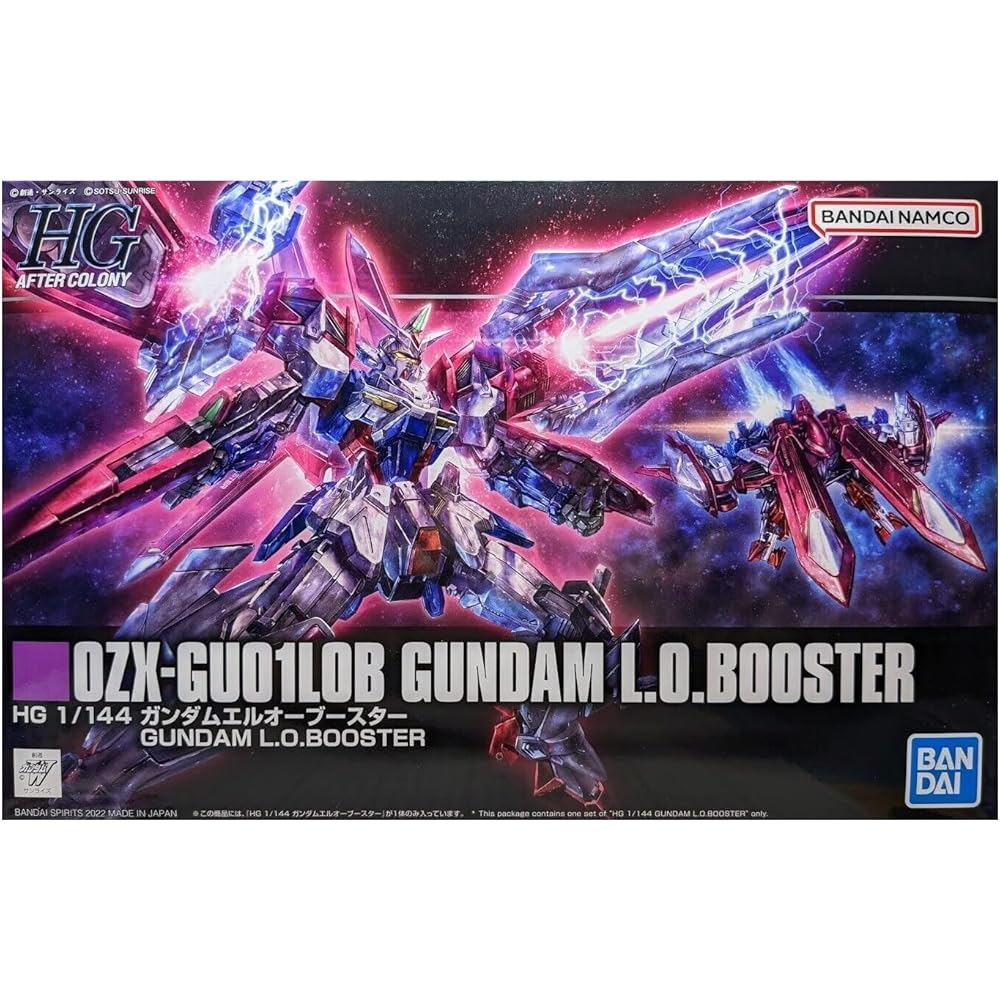 Bandai Spirits 1/144 HG OZX-GU01LOB Гандам El-Oh Бустер Модель для сборки Серия G-Unit