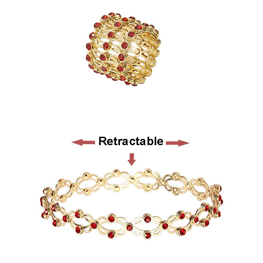 Гибкая пряжка для пальцев 2 в 1 браслет с кольцом, выдвижной браслет с кольцом, женские ювелирные изделия, аксессуары