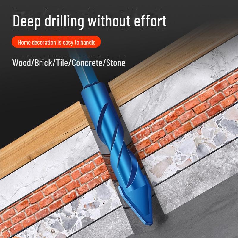 Эксцентриковое спиральное сверло из вольфрамовой стали для быстрого сверления плитки и бытовых работ