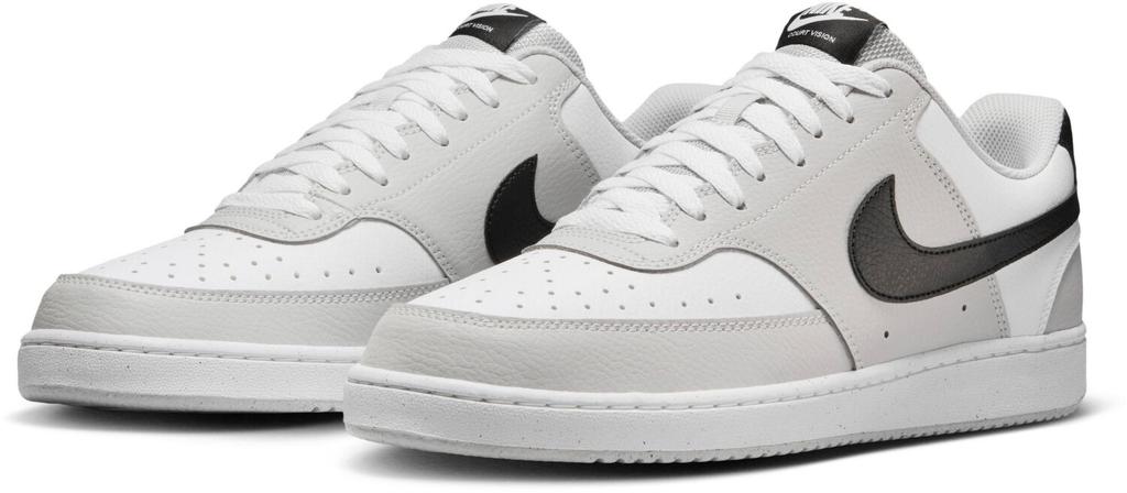 Кроссовки Nike Court Vision Low серый туман/черно-белый