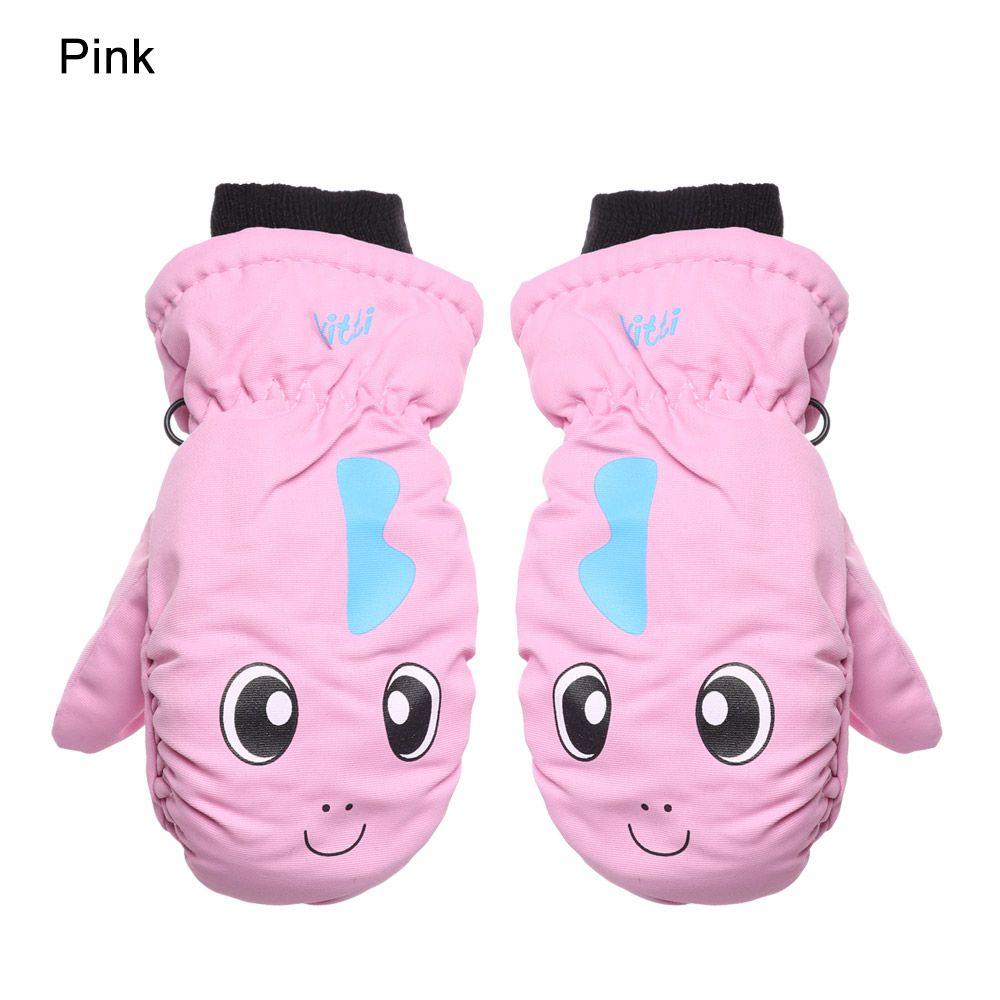 Детские Утепленные Теплые Уличные Перчатки для Катания на Лыжах для Детей Варежки с Длинными Рукавами Снег Сноуборд