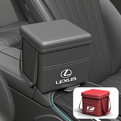 Складной кожаный ящик для хранения и мусорное ведро, аксессуары для Lexus F SPORT ES RX NX LS UX LM LX GX LC RZ IS CT GS RC HS SC