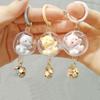 1 Piece Household Student Schoolbag Pendant Cute Three-Dimensional Bell-Shaped Cat Wind Chime Keychain Girl Bag Accessories