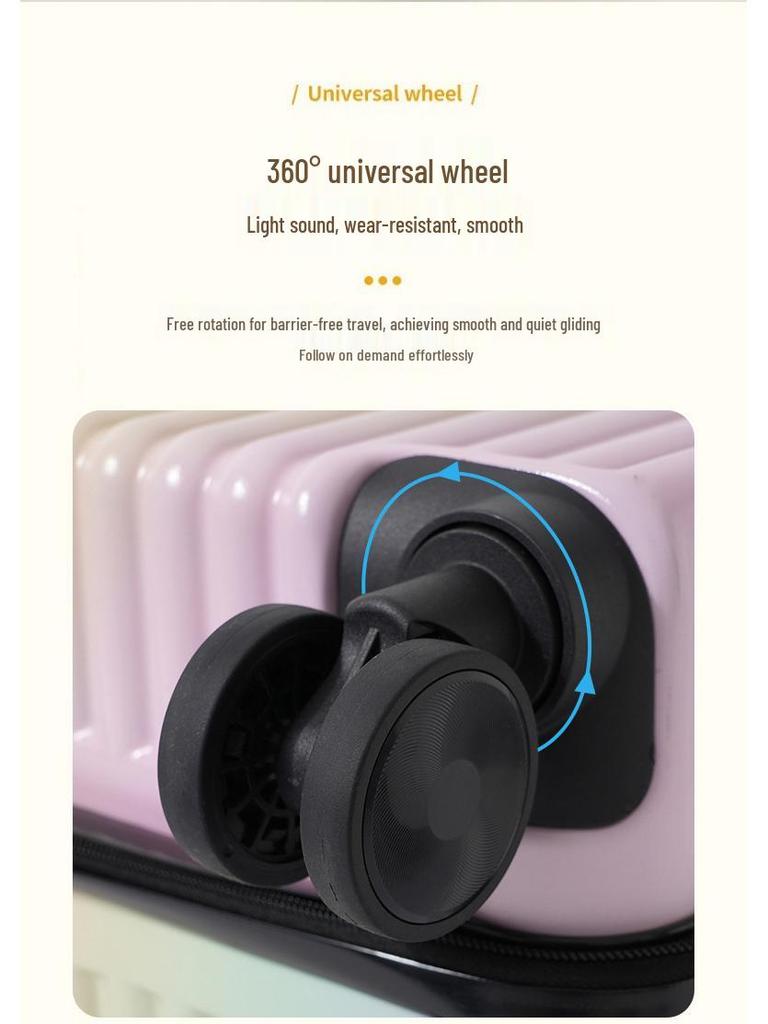 20-дюймовый многофункциональный модный чемодан-тележка с универсальными колесами