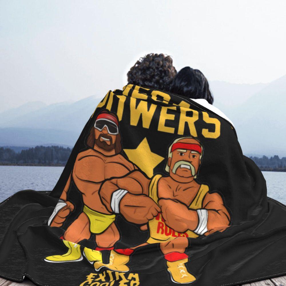 Халк Хоган Mega Powers Экстра Прохладное Одеяло Плюшевое Модное Двухцелевое Покрывало Семейные Расходы