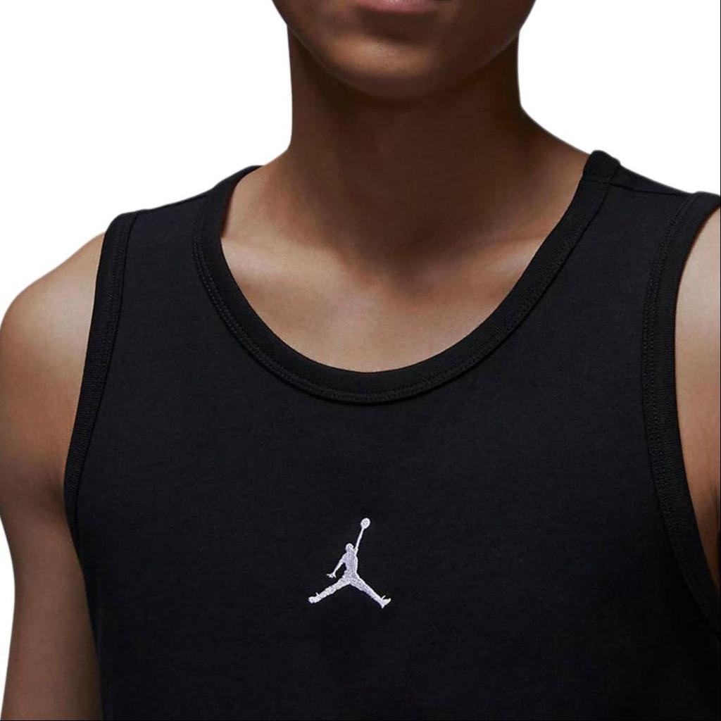 Jordan Спортивная майка с логотипом Solid, мужские топы, черные FQ6990-010