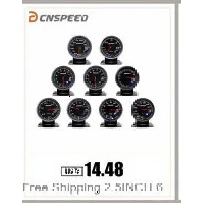 CNSPEED 2" 52mm Auto Digital Oil pressure gauge 0-150Psi Blue Led Light Oil press gauge with sensor Car meter