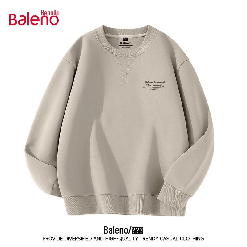 Baleno Men's Heavyweight Knit Round Neck Sweatshirt