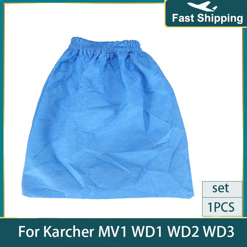 Textile Filter Bags Wet and Dry Foam Filter for Karcher MV1 WD1 WD2 WD3 Vacuum Cleaner Filter Bag Vacuum Cleaner Parts