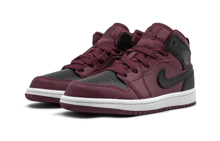 Kids' Sneakers Nike Air Jordan 1 Mid BP 'Team Red Black'