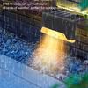 Solar Outdoor Waterproof Garden Stairs Fence Warm Light Road Stud Lamp for Garden Landscape Street Pathway