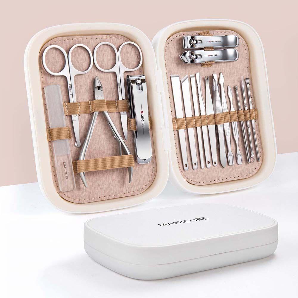 Nail File Earpick Cuticle Nipper Manicure Set Nail Clippers Set Nail Tools Kit Pedicure Tool