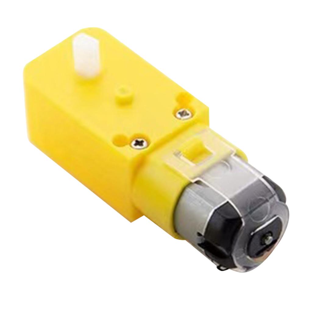 DC Geared Motor Dual Axes Anti Interference Electric Reduction Motor for 4 Wheel Drive Car Robot