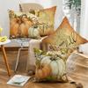 Осень Принт Письма Прикроватная Подушка Подушка B&B Гостиная Диван Письмо Тыква Автомобильная Наволочка