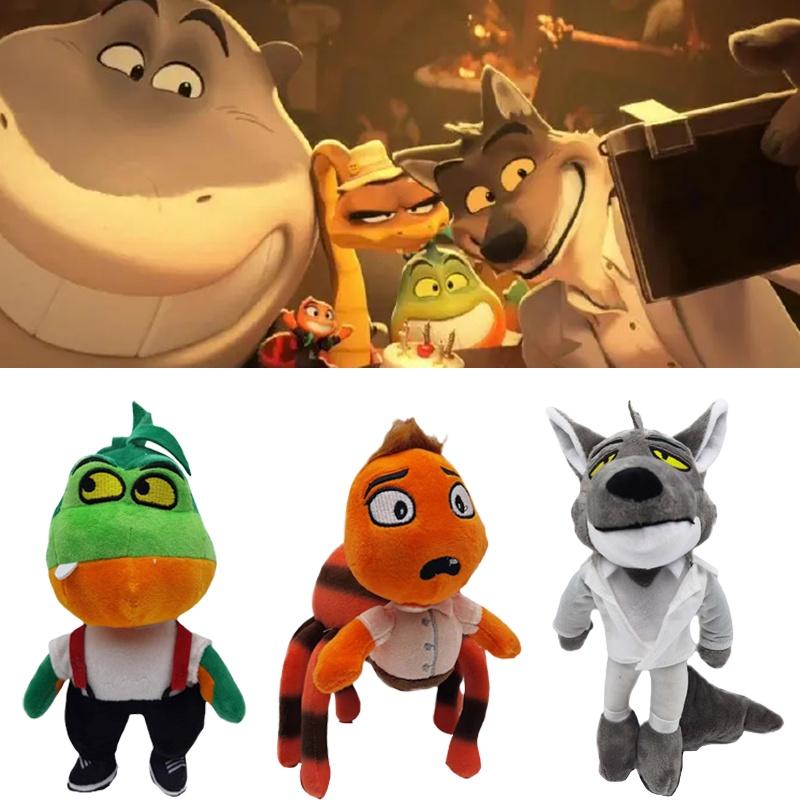 Bad The Guys Plush Toy Chameleon Snake Wolf Tarantula Piranha Stuffed Pillows