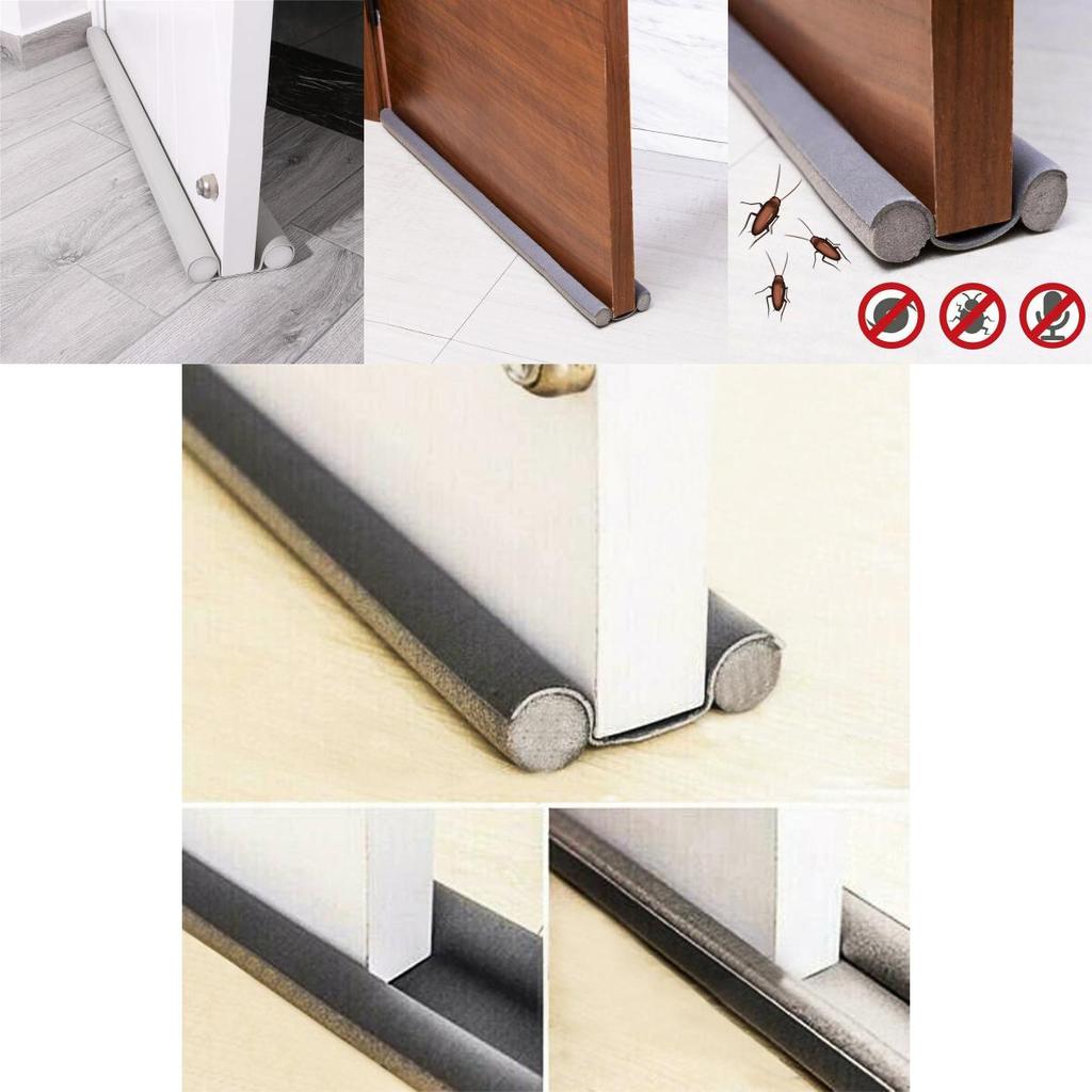 Flexible Bottom Door Sealing Strip Guard Wind Dust Threshold Seal Stopper Draft
