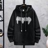 Spring and Autumn New Style Hooded Sweatshirt, Youth Fashion Trend, Korean Style Loose Printed Long-sleeved Top for Men