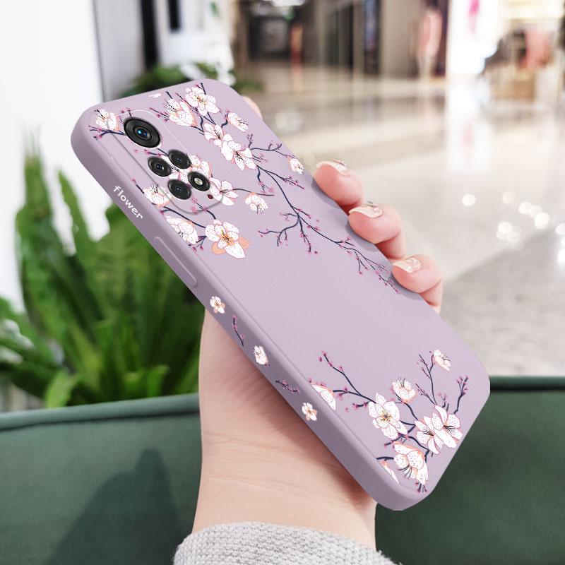 Чехол для телефона 'Цветок сливы' для Xiaomi Redmi Note 14 13 12 12S 11 11S 10 10A 10T 10S 9T 9 8 7 A1 Pro Plus 10C 9A 9C 4G 5G