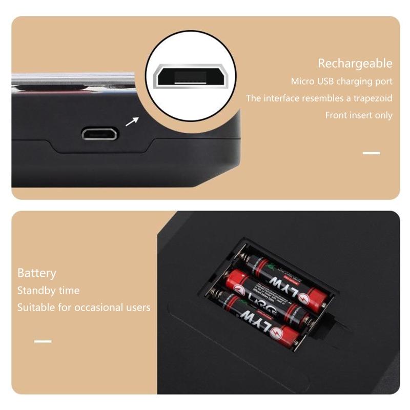 Digital Kitchen Food Scales with Dual Platform Weighing Design with Precision Accuracy & Tare Function Stainless Steel