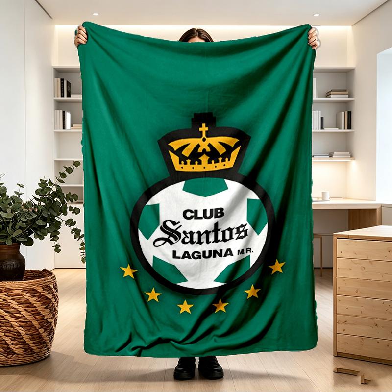 Club Santos Laguna Print Blanket - Soft & Comfortable, for Bedroom, Travel, Sofa, Home Decoration - Birthday Christmas Gift for Friend