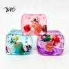 Stress Relieving Squishy Toys Christmas Relief Toy with Internal Dolls, Transparent Soft Maltose Squeezable Cube Sensory Fidget Toy, Portable