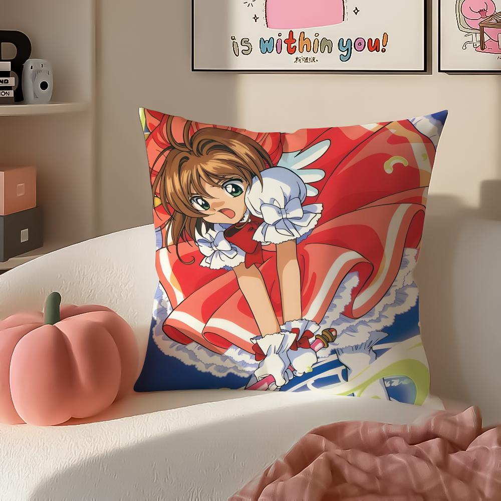 Магический Милый Японский Аниме Cardcaptor Sakura Наволочка Подушка Короткий Плюш Невидимая Молния Комната Диван Наволочка