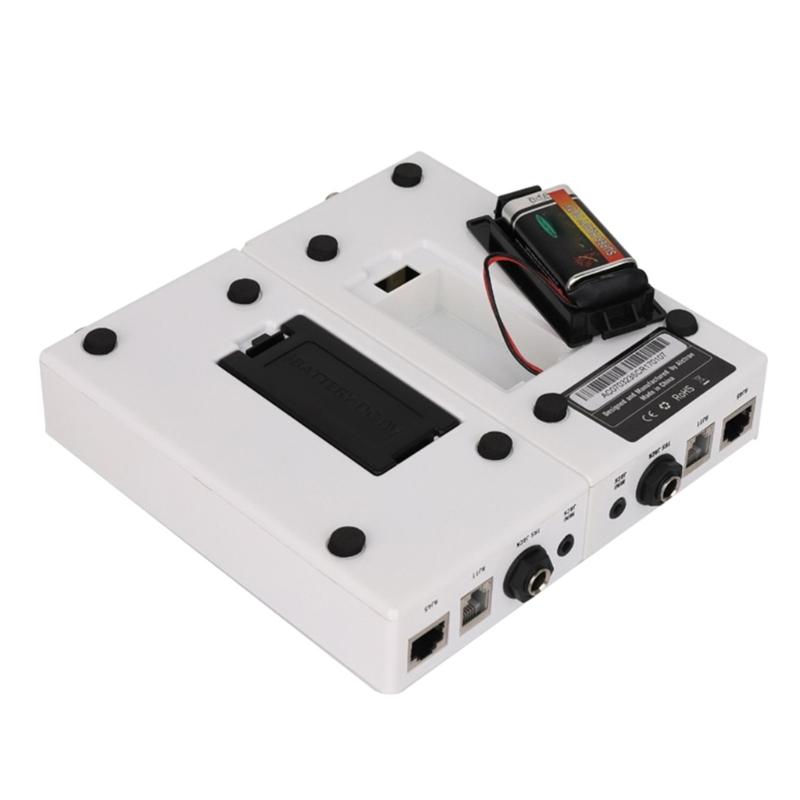 CT8 Профессиональный тестер аудиокабелей Точное тестирование линий для RJ45 TRS Тестер сетевых кабелей Многоцелевой