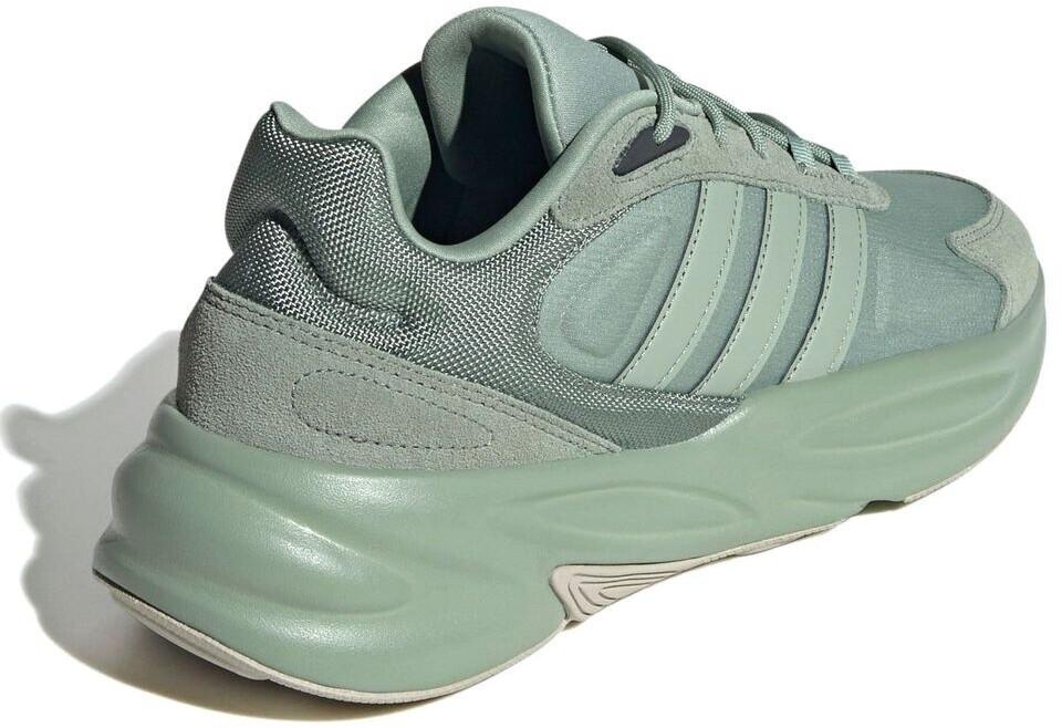 Кроссовки Adidas Ozelle серебристо-зеленые/серебристо-зеленые/карбоновые
