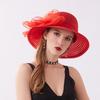 Breathable Epolyester Sun Hat With Large Brim And Adjustable Fit For Beach And Garden Use