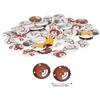 100pcs 100 Pcs Pack Wood Buttons 20mm Size Cartoon Animal Buttons Sewing Buttons  DIY Home Decor