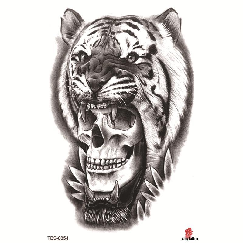 Набор маленьких водостойких тату-наклеек с тотемами и символами для предплечья