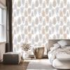 Scandinavian Leaves Wallpaper for Living Room and Bedroom 50x1000