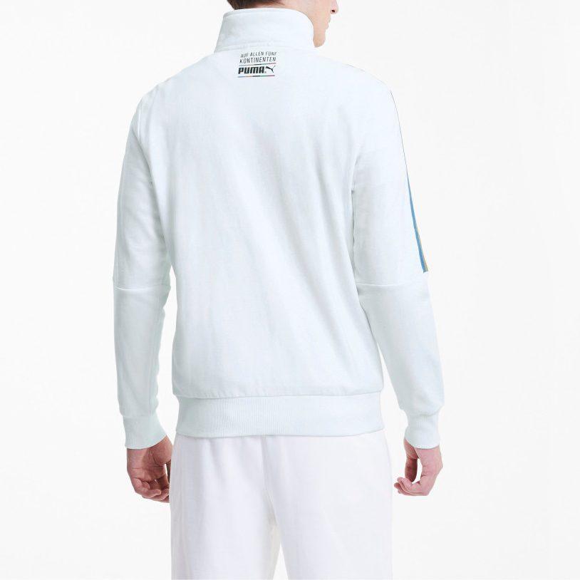 Puma Куртки Мужские Белый Стойка Умеренный Другое 599293-02
