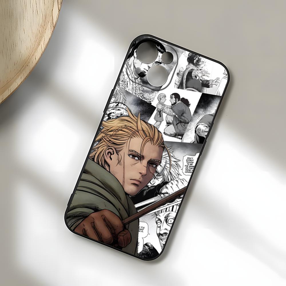Чехол для телефона VINLAND SAGA Для IPhone 17 Pro Max 15 Pro 16 14 Plus 12 13 Mini 11 Pro Ударопрочный Мягкий Чехол