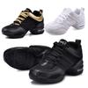 Jazz Shoes Women's Zumba Shoes Jazz Dance Shoes Dance Trainers Modern Mesh Split Sole Lace Up Air Cushion Shoes Sporty Fitness Hiking Shoes Size 34-43