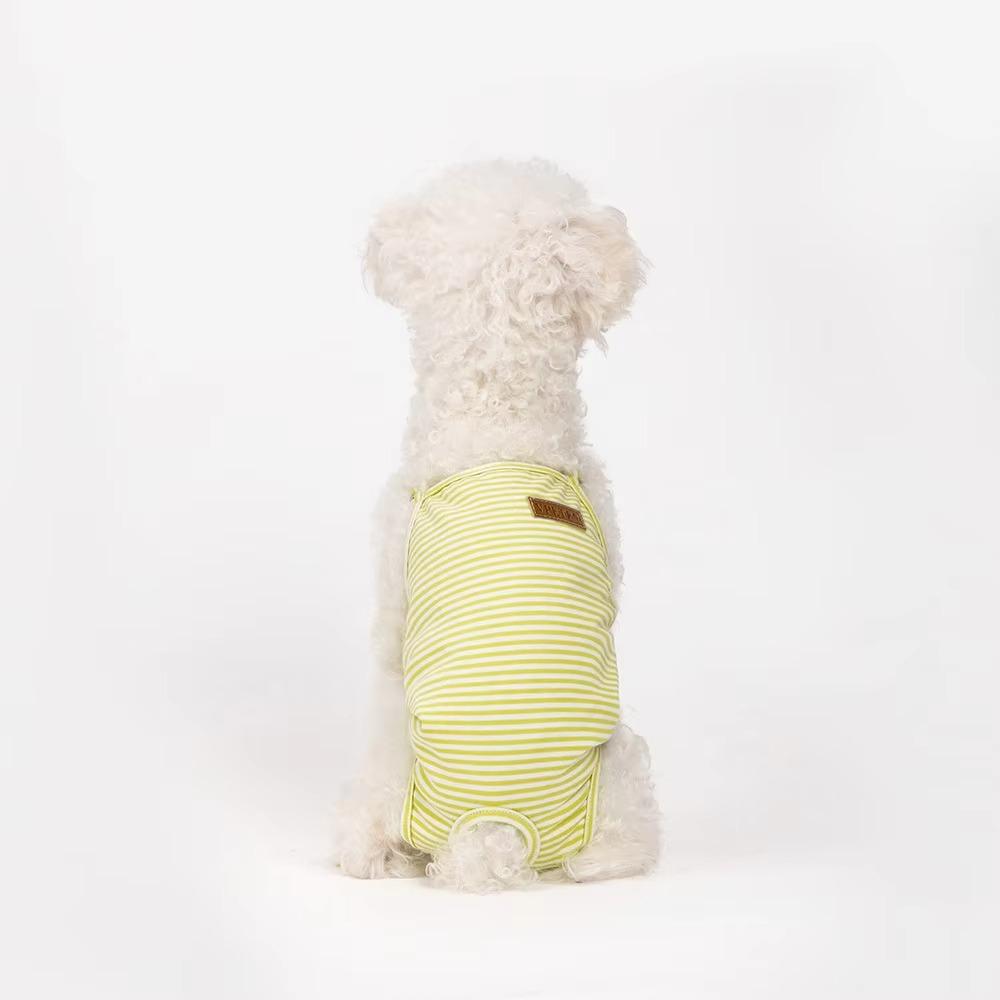 Stripped Dog Sanitary Panties Pet Jumpsuit Cat Dog Shorts Diapers  Small Dogs
