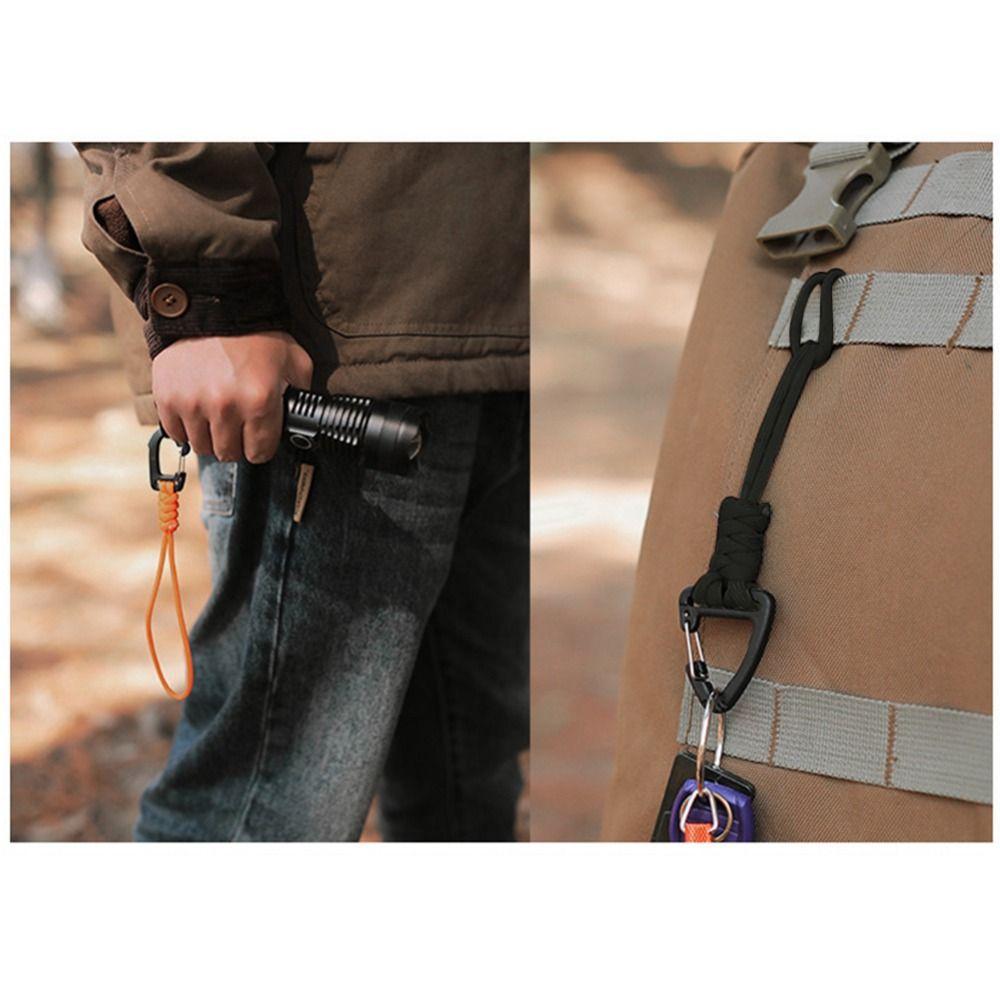 1 шт., кемпинговый зонтик, веревка, крючок, брелок, фонарик, маленький инструмент, плетеная веревка, новый ремешок для ключей