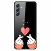 For Samsung S23 FE Case Luxury Tempered Glass Space Soft Bumper for Galaxy S20 FE Phone Cover S23FE Protective Hard Back Shell