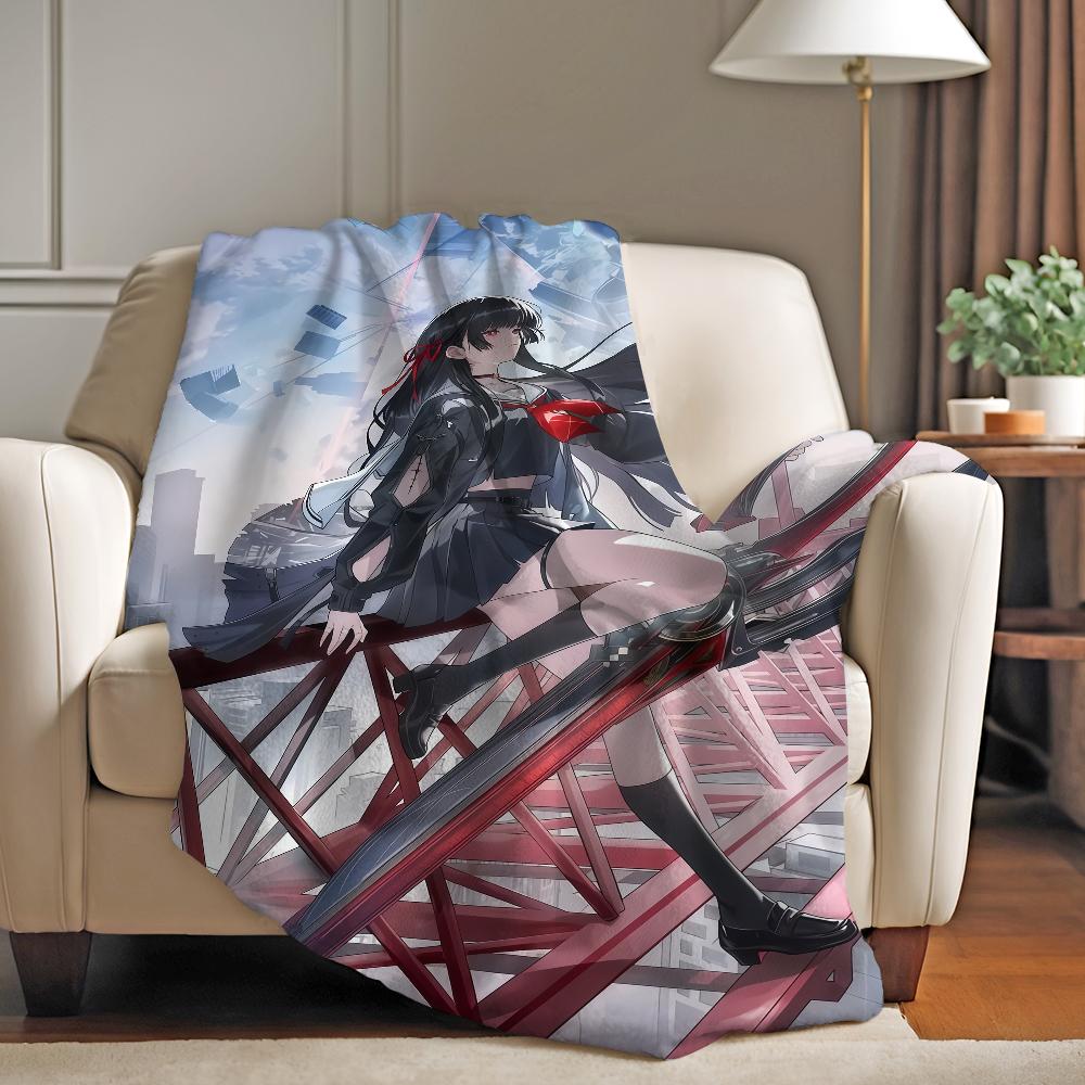 Wuthering Waves CHISA Blanket Warm And Soft Suitable For Bedroom Living Room Sofa Bed Office Travel Camping