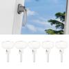 5 шт. UPVC Код 1323 Сплавные Ручки для Оконных Ручек Hoppe Замки для Оконных Ручек Домашняя Фурнитура Замки Аксессуары