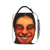 Сумка-ланчбокс Aphex Twin Для пикника на природе Ланч-бокс для взрослых С винтажным принтом Термосумка-ланчбокс Водонепроницаемая Удобная сумка-холодильник