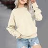 Boys Girls Children's  Loose Solid Color Shirt Sweatshirt Tops