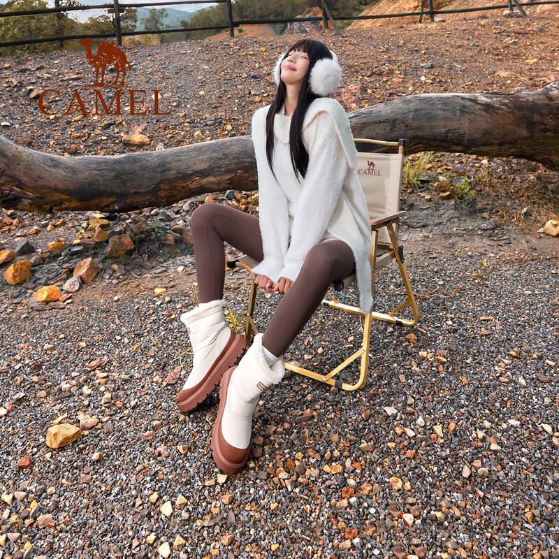 Camel Женские зимние сноубутсы с высоким голенищем 6022