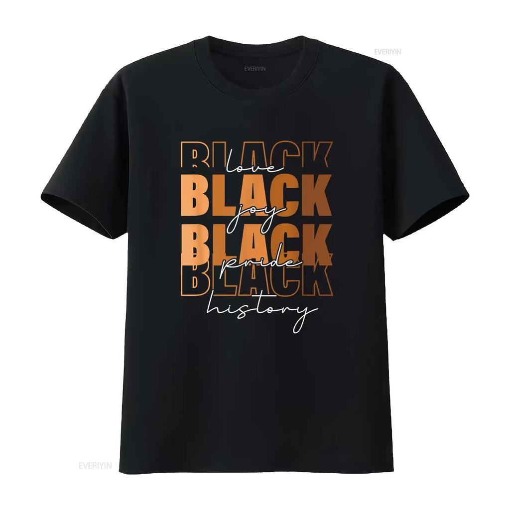 Black Women History Month Retro T Shirt vintage Washed homme Breathable Comfortable Stylish Stretched streetwear Slightly