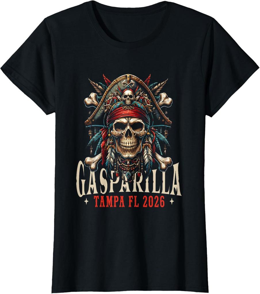 Gasparilla 2026 Pirate Festival Tampa FL Funny Ladies' Crewneck T-Shirt