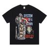 System of a Down Singer Band T Shirt Men Women HipHop Rapper Tee Fashion Short Sleeve Tshirt Summer Oversized Streetwear T-shirt